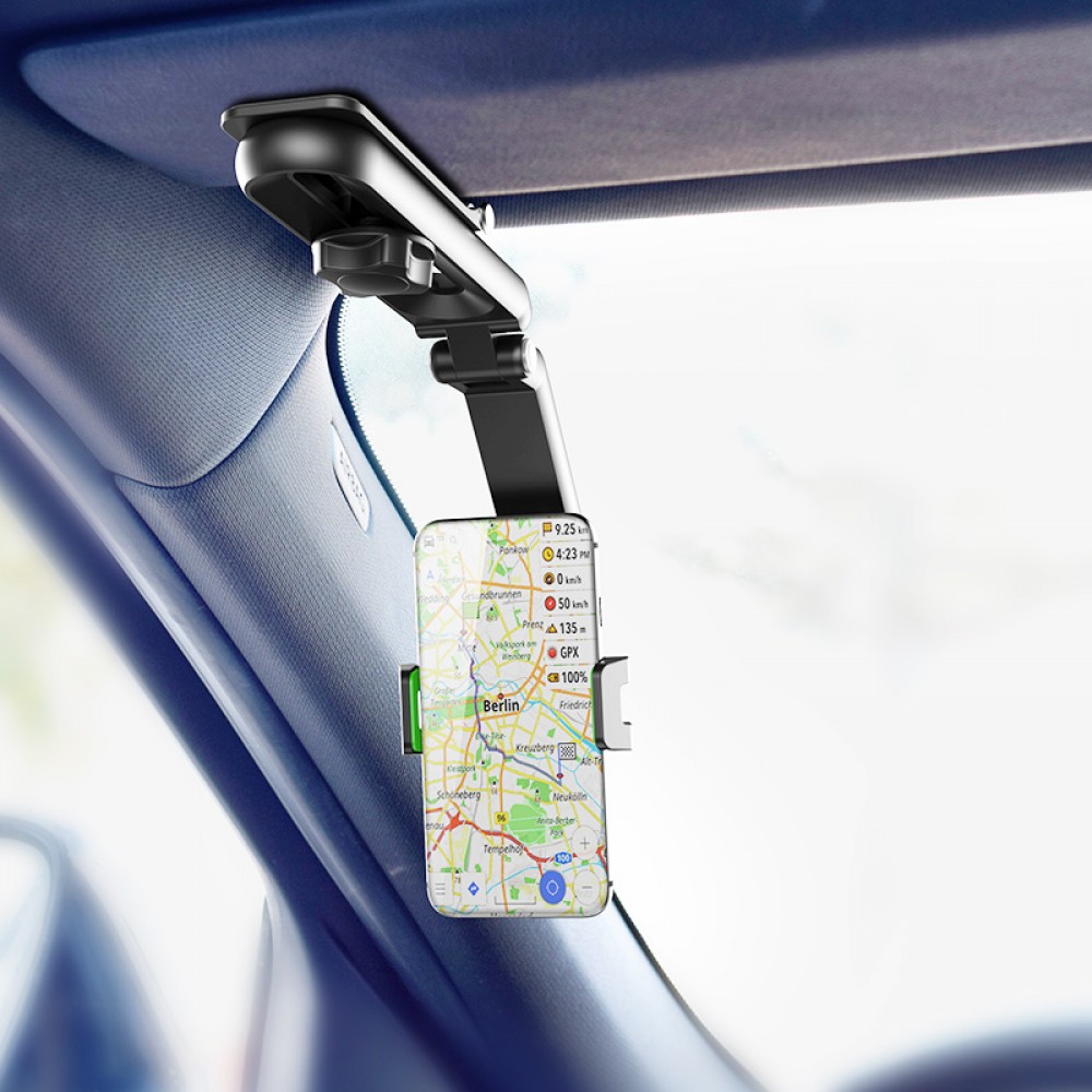 Support Voiture Smartphone Bras Flexible Attache Pare-brise - Noir -  Français