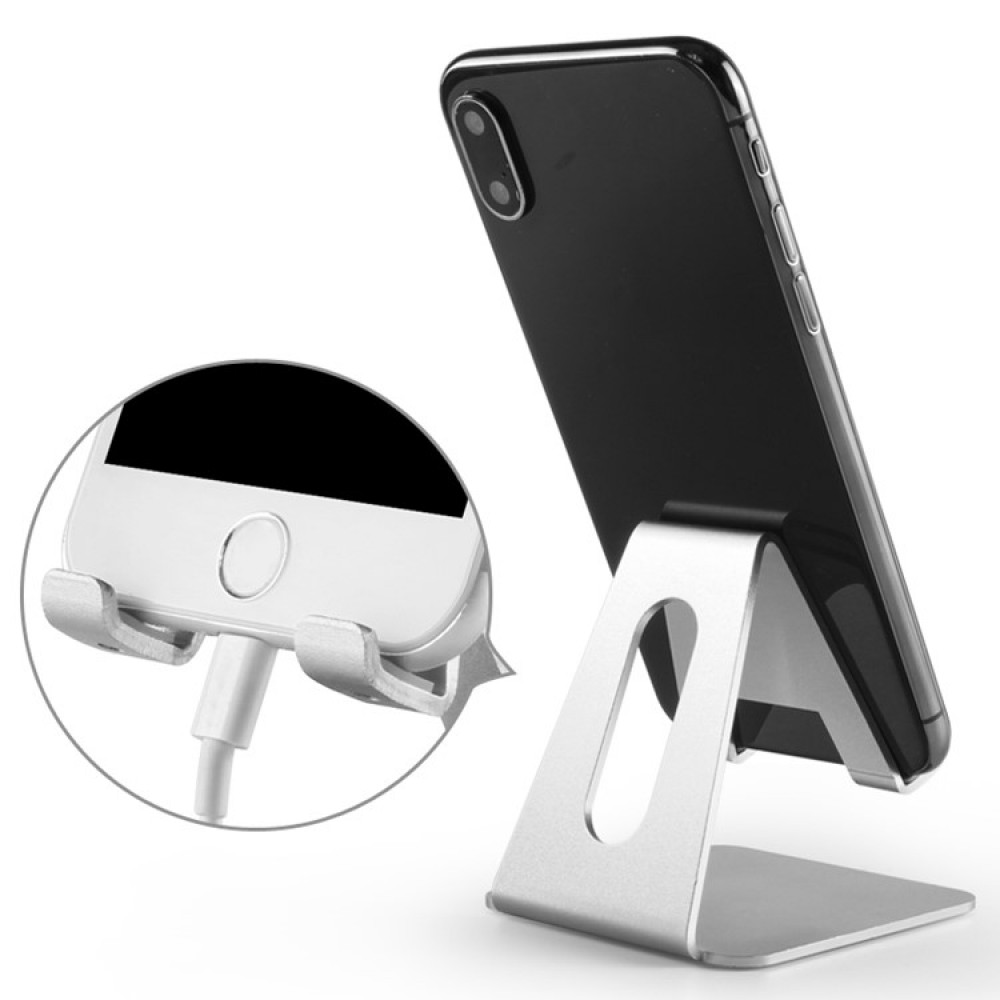 Support universel pour smartphone et tablette en aluminium Desktop Stand - Rose