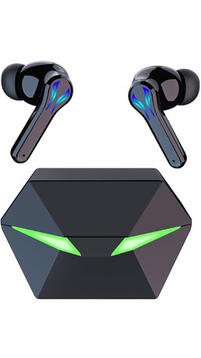 Ecouteurs sans fil TWS P86 In-Ear Gaming Headphones avec Bluetooth 5.1 design futuriste incl. lumière LED