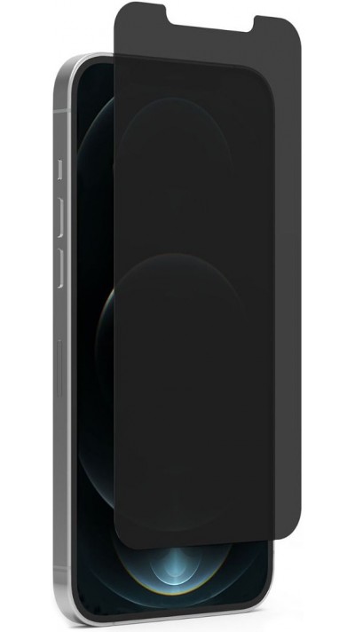 Tempered Glass Privacy iPhone 12 mini - Vitre de protection d'écran anti-espion en verre trempé