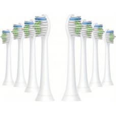 Philips Sonicare Ersatzbürstenköpfe Diamond clean für Zahnbürste (Packung mit 8 Stück) - Weiss