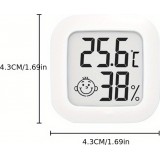 Intelligenter Mini LCD Digitalthermometer-Hygrometer für Temperatur und Luftfeuchtigkeit