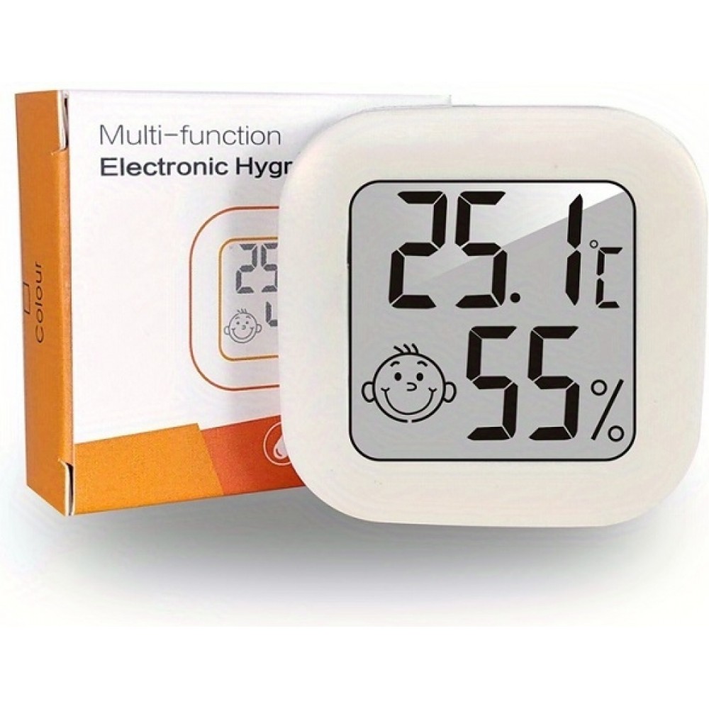 Intelligenter Mini LCD Digitalthermometer-Hygrometer für Temperatur und Luftfeuchtigkeit