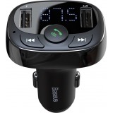 Transmetteur Bluetooth chargeur voiture Baseus S-09A édition internationale - Noir