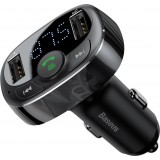 Transmetteur Bluetooth chargeur voiture Baseus S-09A édition internationale - Noir