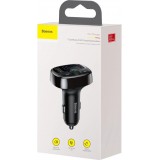 Transmetteur Bluetooth chargeur voiture Baseus S-09A édition internationale - Noir