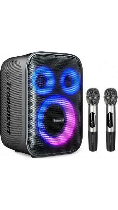 Tronsmart Halo 200 Wireless Speaker 120W - Haut-Parleur enceinte sans Fil avec 2 microphones - Noir