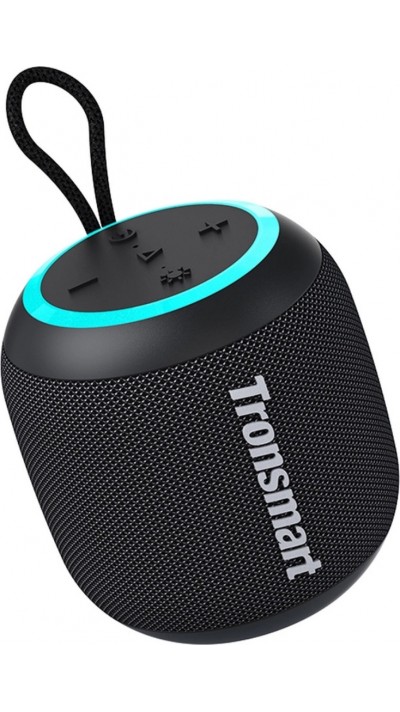 Tronsmart T7 mini enceinte Bluetooth 5.3 15W IPX7 sans fil avec lumière LED - Noir