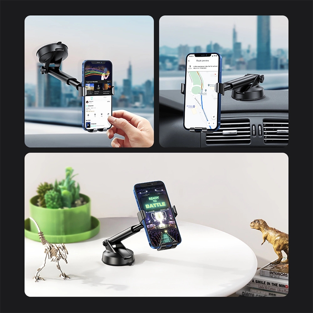 Ugreen LP200 Support téléphone gravité tableau de bord pour cockpit - Noir