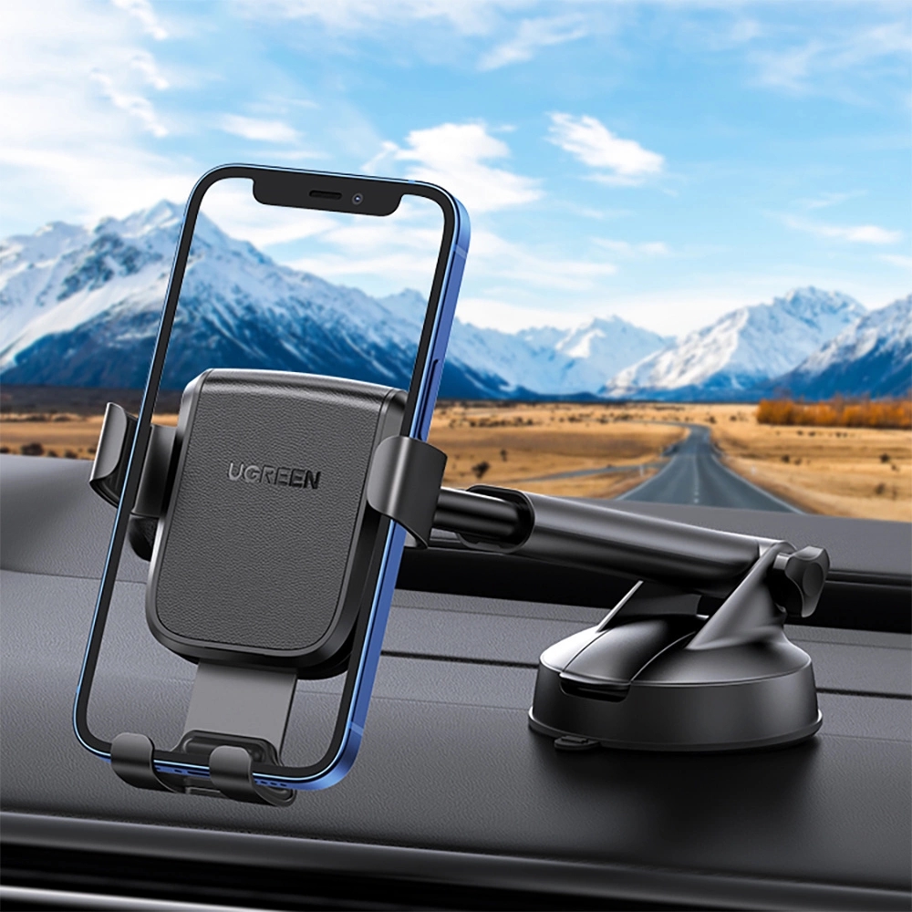 Ugreen LP200 Support téléphone gravité tableau de bord pour cockpit - Noir