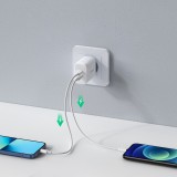 Ugreen Doppel USB-C Ladestecker 40W mit 2x Anschlüssen Power Delivery Fast Charging - Weiss