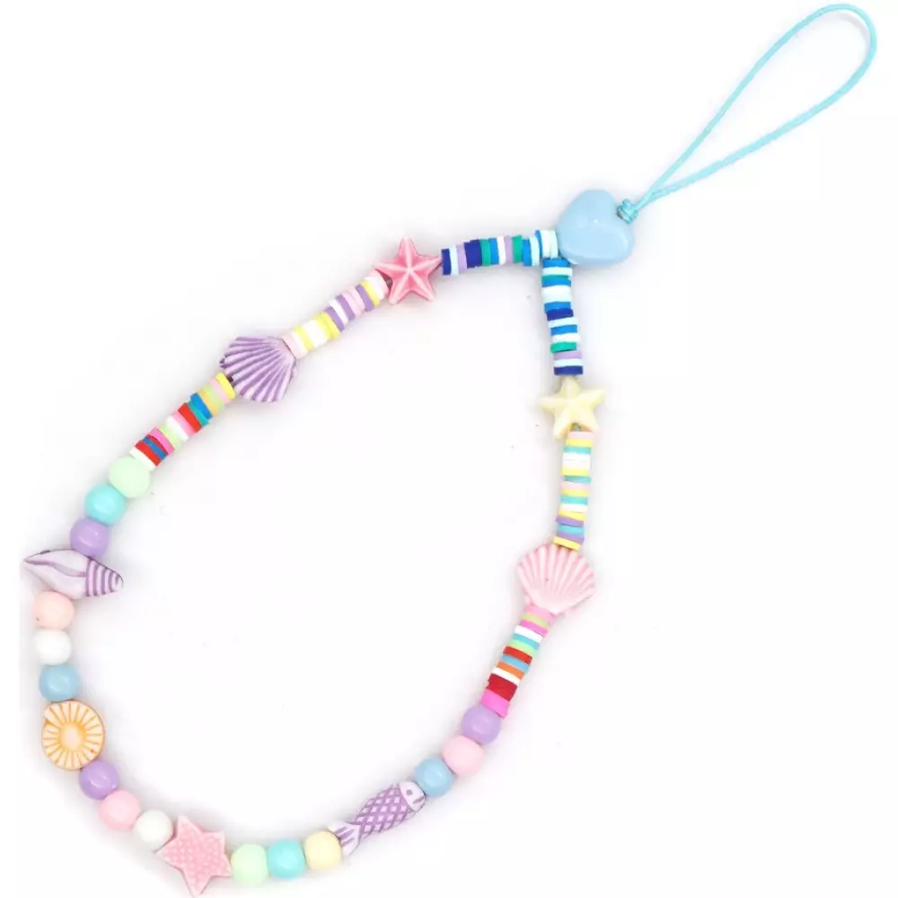 Universal Smartphone Armband Schmuck Charms - N°30 Muscheln multicolor