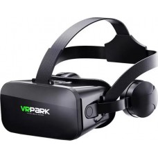 VR PARK 3D VR Virtual Reality Brille + Kopfhörer - Schwarz