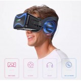 VR PARK 3D casque VR Virtual Reality + écouteurs - Noir