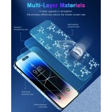 Vitre de protection intégrale avec système de montage automatique anti-bulles et anti-poussière - 3D Tempered Glass - iPhone 15 Pro