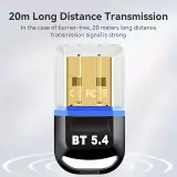 Bluetooth 5.4 USB Wireless Adapter f&uuml;r Computer (Headset, Tastatur, Maus, andere) Plug and Play