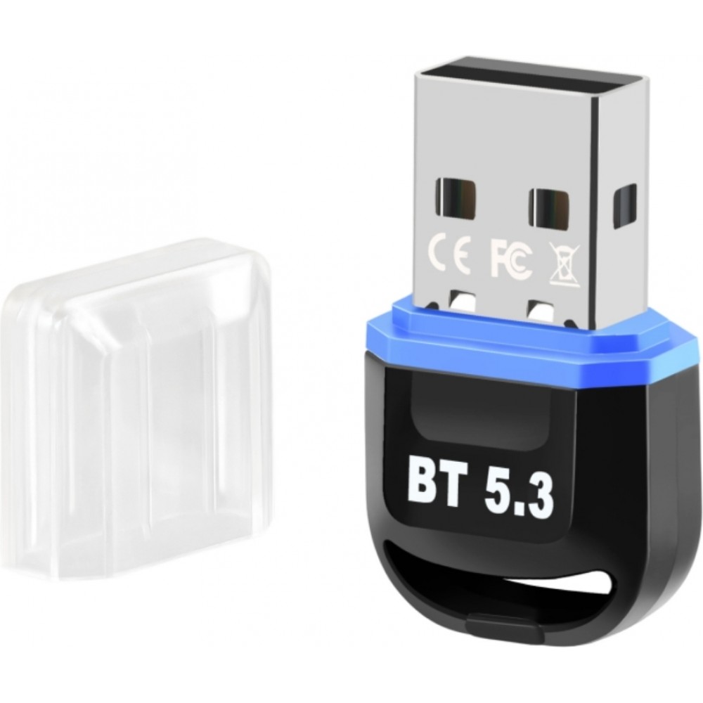Adaptateur USB Bluetooth 5.3 dongle sans fil pour souris clavier et ordinateur portable - Noir