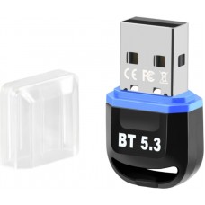 Adaptateur USB Bluetooth 5.3 dongle sans fil pour souris clavier et ordinateur portable - Noir