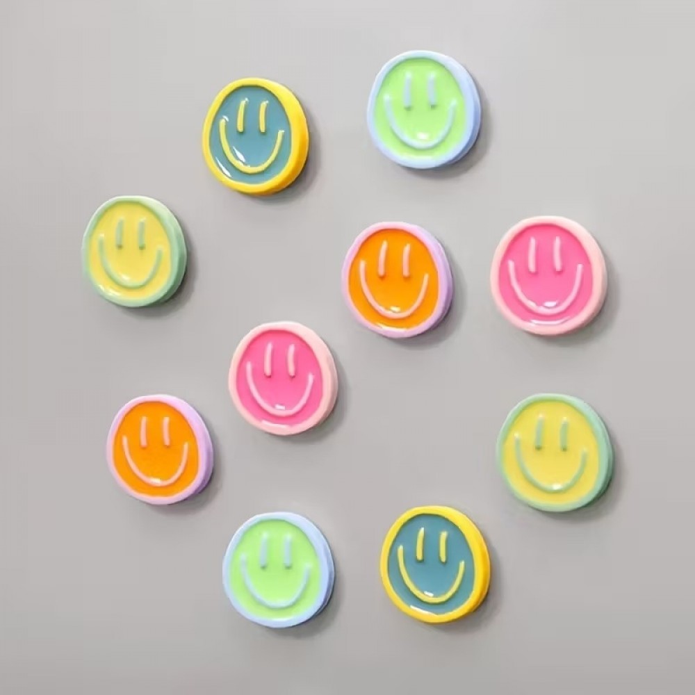 Aimant frigo Smiley Cartoon aimant décoratif mignon (1 pièce couleur aléatoire) - Multicolore