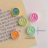 Aimant frigo Smiley Cartoon aimant décoratif mignon (1 pièce couleur aléatoire) - Multicolore