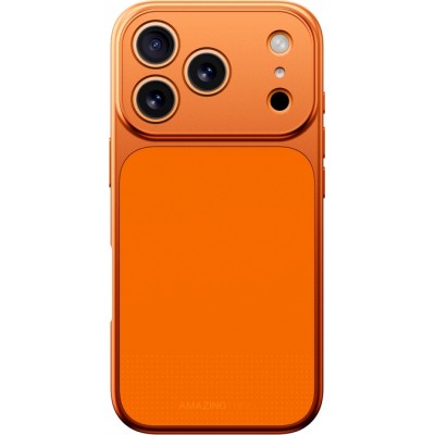 Coque iPhone 17 Pro - AmazingThing Minimal FullCover MagSafe couverture compl&egrave;te minimaliste - Orange