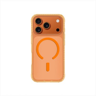 Coque iPhone 17 Pro Max - AmazingThing Titan Pro compatible MagSafe avec protection X-CUSHION PRO 7 - Orange