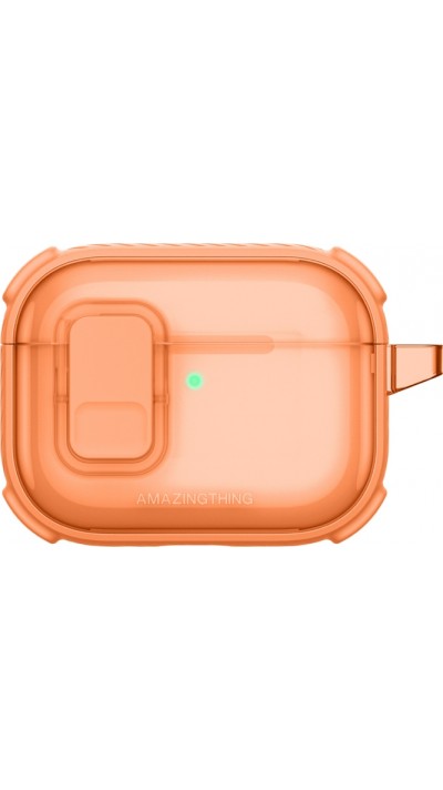 AirPods 3 Case H&uuml;lle - AmazingThing Titan Pro Guardian Schutzh&uuml;lle innovativ - Orange