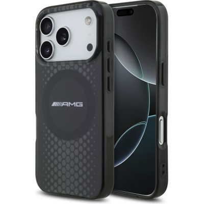 iPhone 17 Pro Case H&uuml;lle - AMG MagSafe Schutz Elegant Transparent Doppelschicht Grafiken - Schwarz