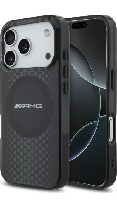 iPhone 17 Pro Case Hülle - AMG MagSafe Schutz Elegant Transparent Doppelschicht Grafiken - Schwarz