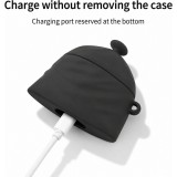 Amusante en silicone 3D sac poubelle - Noir - AirPods 4