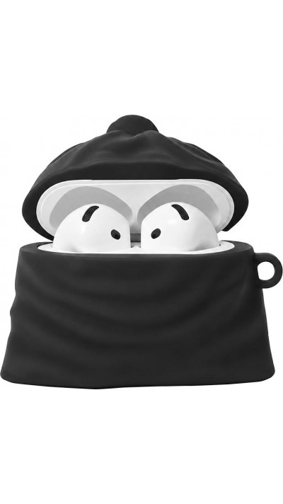 Amusante en silicone 3D sac poubelle - Noir - AirPods 4