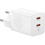 Baseus GaN5 Pro 40W Schnellladeger&auml;t 2x USB-C - Weiss
