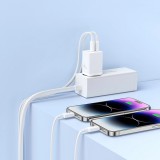 Baseus GaN5 Pro 40W Schnellladeger&auml;t 2x USB-C - Weiss