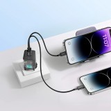 Baseus GaN5 Pro 40W Schnellladeger&auml;t 2x USB-C - Schwarz