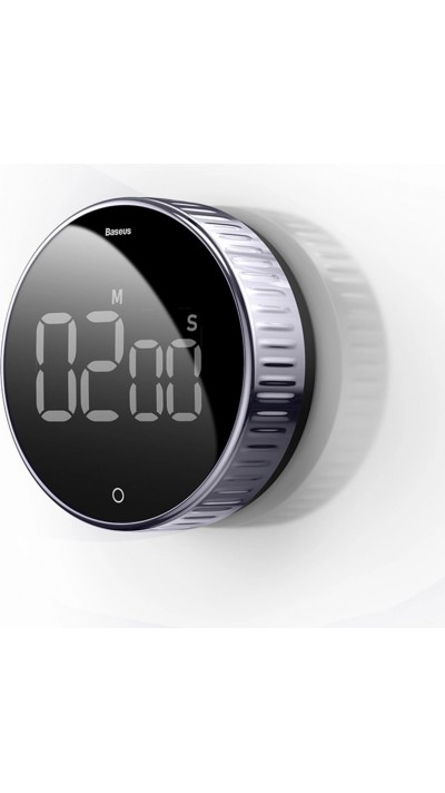 Baseus Heyo Rotation Countdown Timer - Minuteur électronique rotatif précis ACDJS-01 - Noir