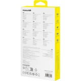 Baseus Metal Gleam Series Hub 7en1 HDMI 4K 60Hz USB-C avec 3x USB 3.0 / USB-C PD / SD / microSD - Gris