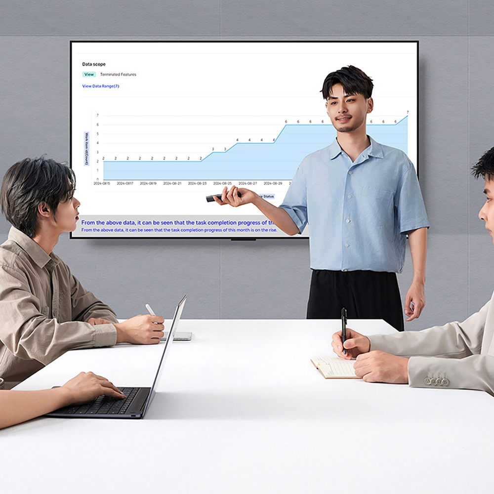 Baseus Orange Dot pointeur laser intelligent avec IA et traduction automatique - Gris