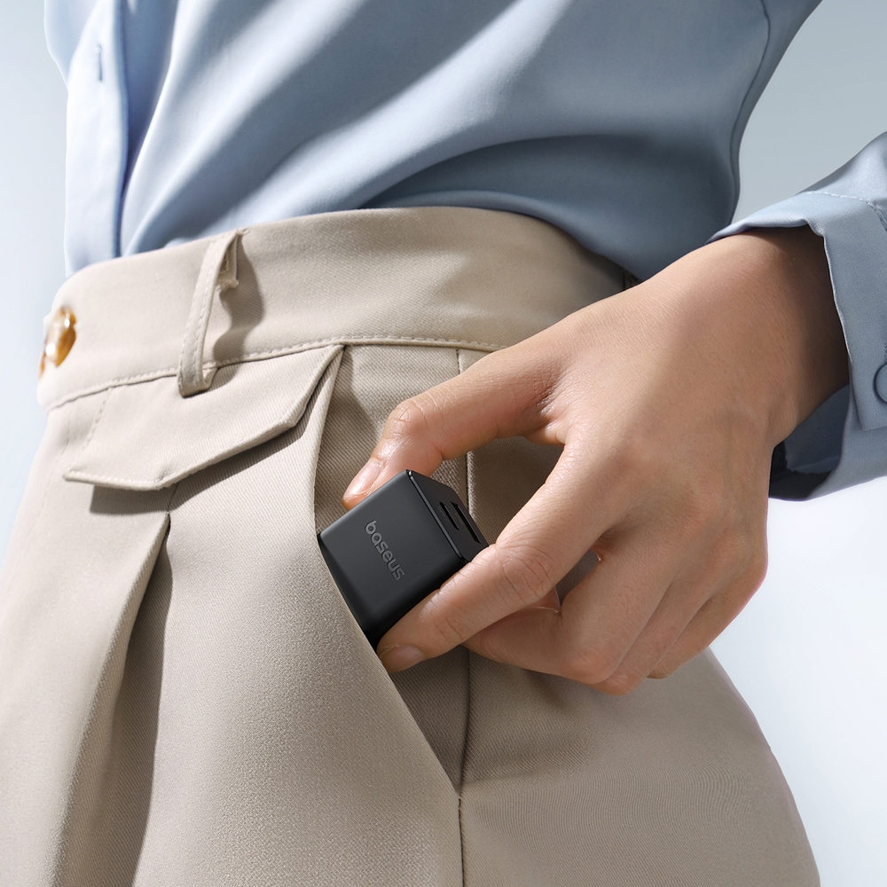 Baseus Palm 20W USB-C / USB-A Schnellladeger&auml;t Wandladeger&auml;t kompakt - Schwarz