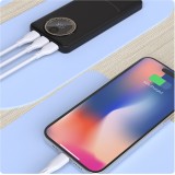 Batterie externe Dudao K12Pro 20000mAh 22.5W avec 3 ports PD USB-A USB-C Powerbank - Noir