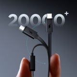 Batterie externe Joyroom JR-PR1 10000mAh 22.5W powerbank avec câble USB-C rétractable intégré - Noir