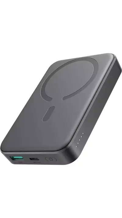 Batterie Externe Joyroom JR-W020 Mini 10000mAh USB-A / USB-C Induction 20W avec Câble USB-C - Noir