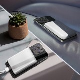 Batterie externe magnétique MagSafe Wozinsky 10000 mAh PD 20W chargeur portable Power Bank - Blanc