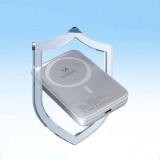 Batterie externe magnétique MagSafe Wozinsky 10000 mAh PD 20W chargeur portable Power Bank - Blanc