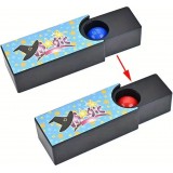 Bo&icirc;te de magie avec boules changeantes rouge/bleu accessoire classique d&rsquo;illusion pour magicien - Noir
