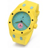 Wechselarmband für die Royal Pop-Uhr (AP x Swatch) aus wasserdichtem Silikon (Krone bei 3 Uhr) – Gelb