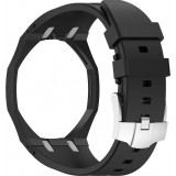Bracelet pour montre Royal Pop (AP x Swatch) en silicone waterproof (couronne &agrave; 12h) - Argent
