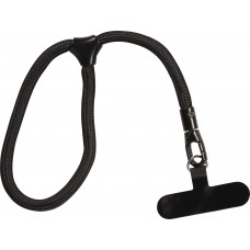 Bracelet universel de corde attache pour coque - Noir