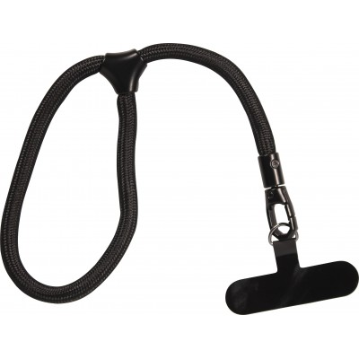 Bracelet universel de corde attache pour coque - Noir