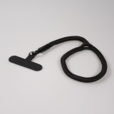 Bracelet universel de corde attache pour coque - Noir