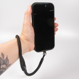 Bracelet universel de corde attache pour coque - Noir